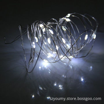 LED Copper Wire Lamp String,Battery Power operated , 4.5V 2M Chrismtas light